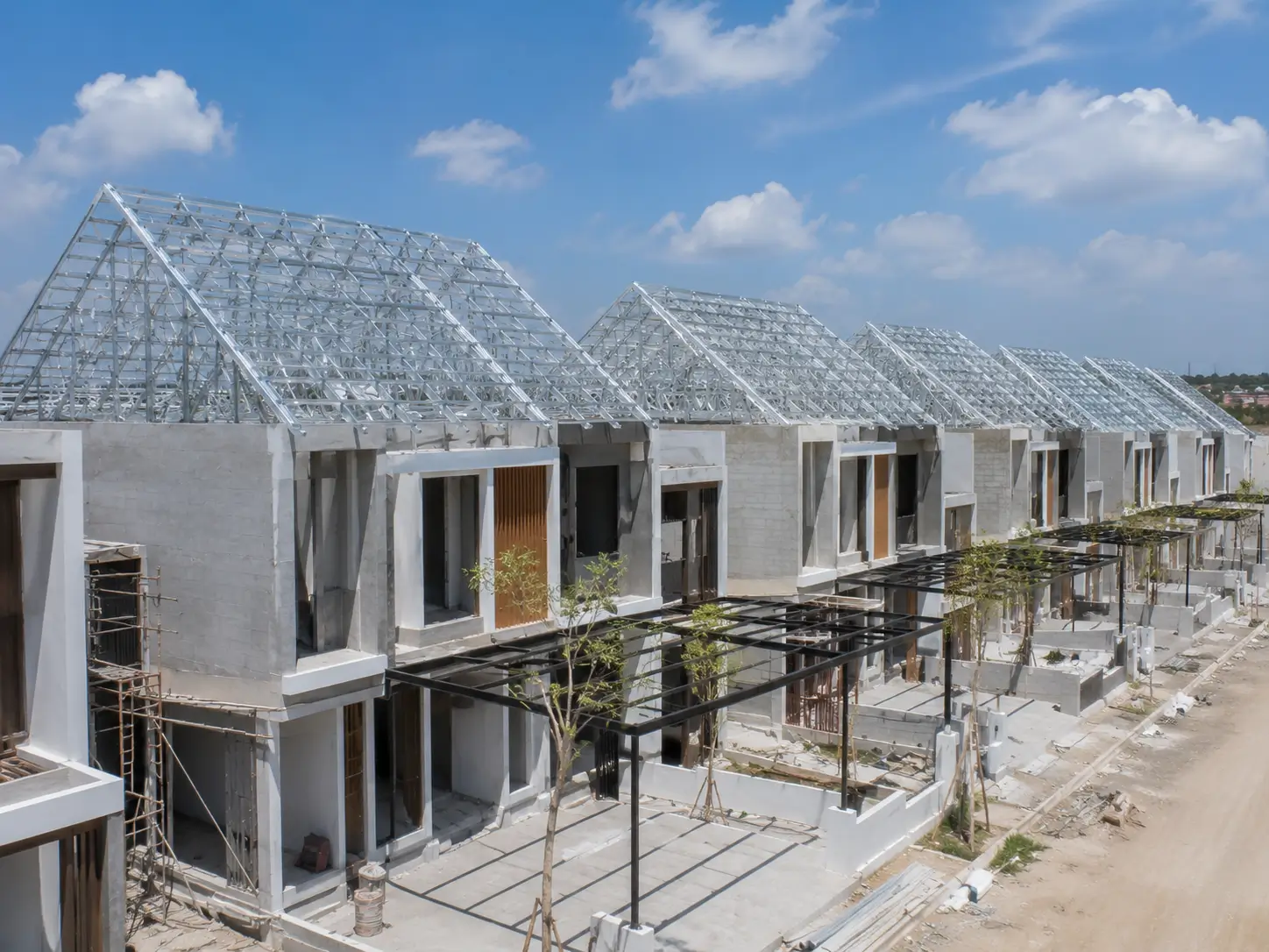 Perumahan Cluster Baja Ringan