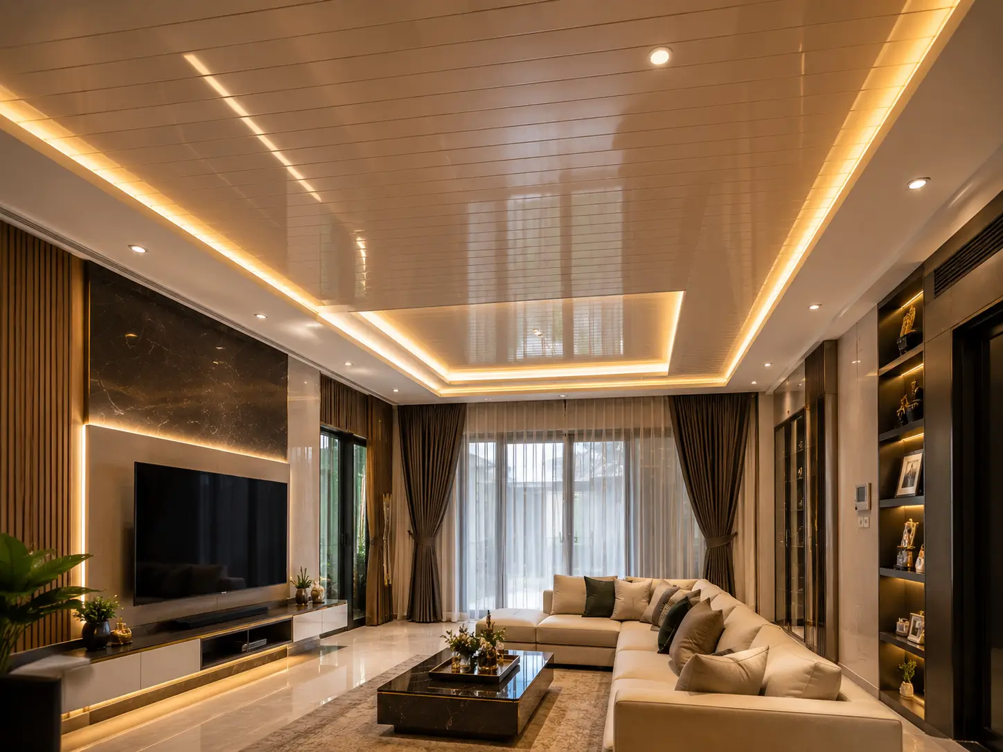 Plafon PVC Minimalis Modern