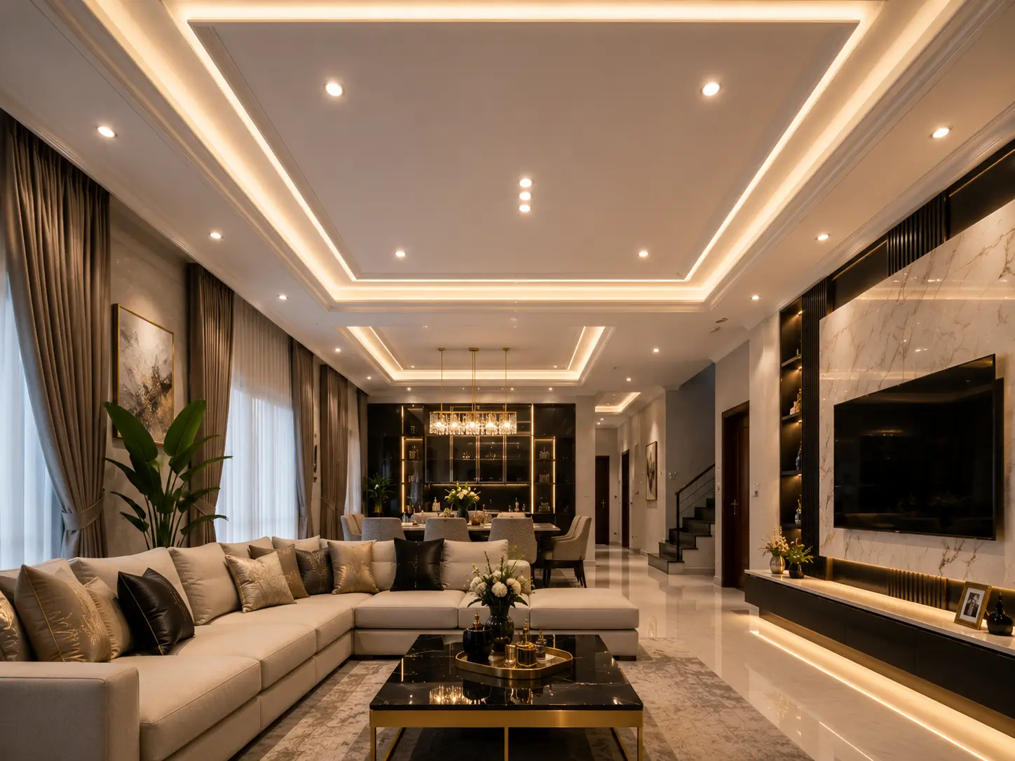 Portofolio Plafon Gypsum Rumah