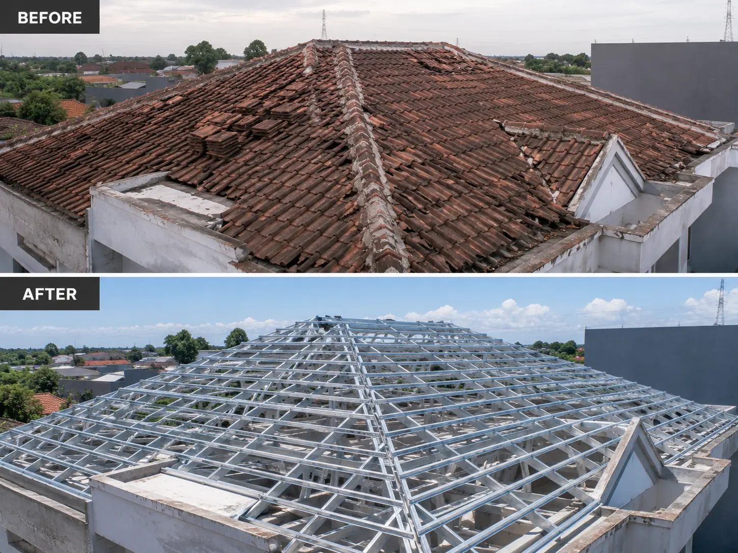 Renovasi Atap Baja Ringan